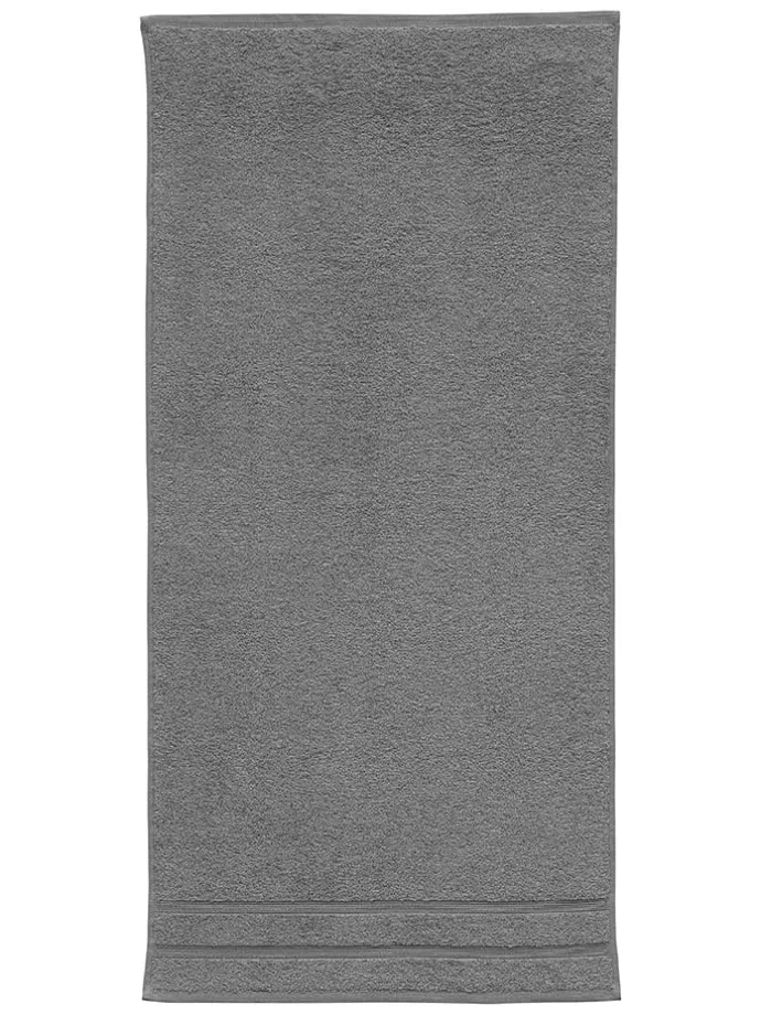 4er-Set: Handtücher "Brooklyn" in Dunkelgrau