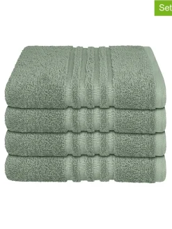 4er-Set: Handtücher "Milano" in Hellgrün