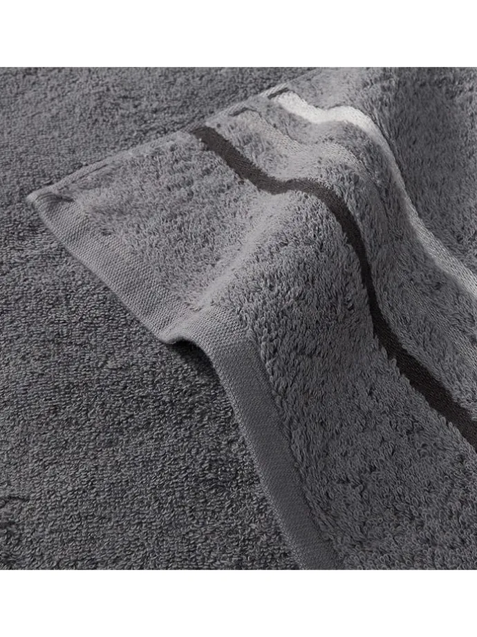 4er-Set: Handtücher "Skyline" in Anthrazit