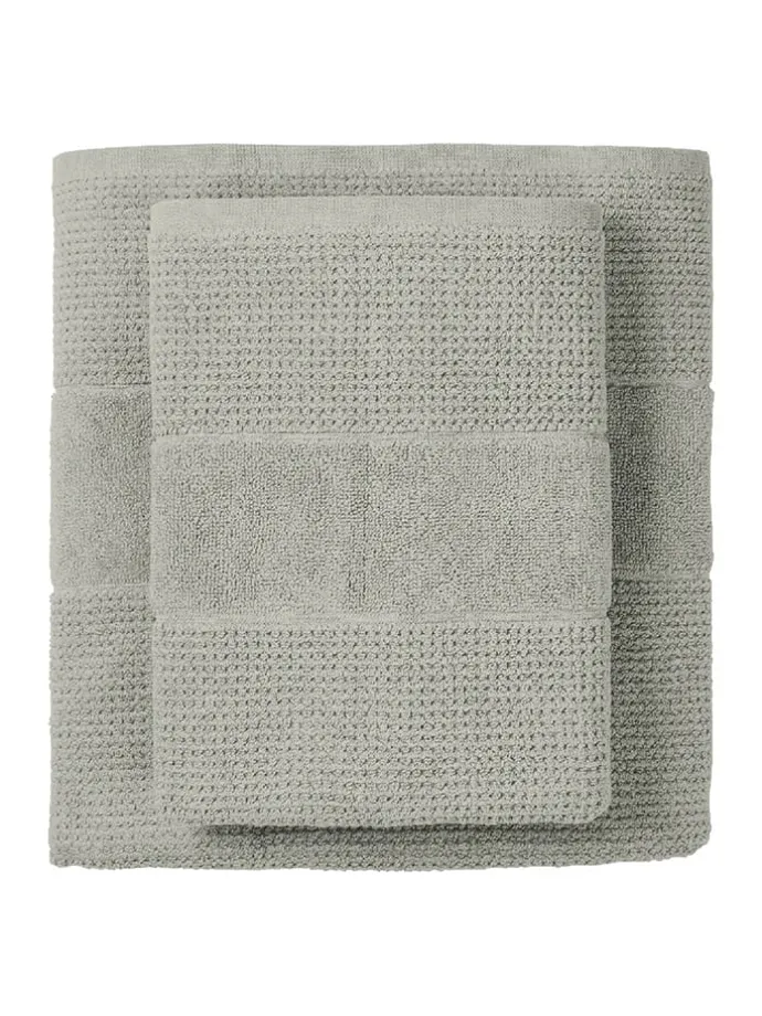 4er-Set: Handtücher "Turin" in Grau
