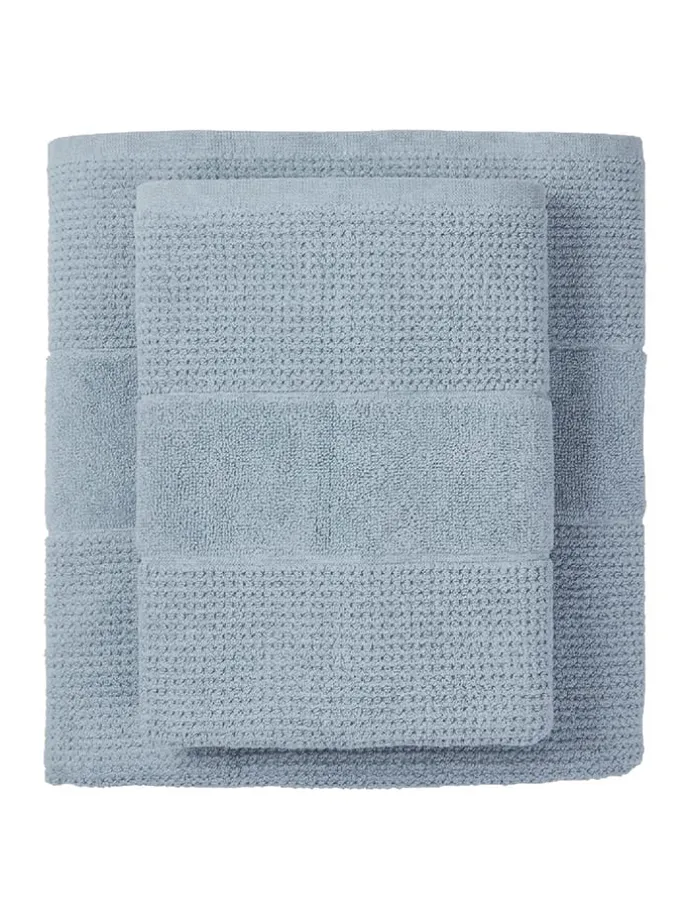 4er-Set: Handtücher "Turin" in Hellblau