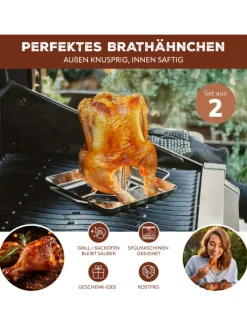 2-er-Set Hähnchenbräter
