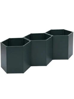 3er-Set Hochbeet P64, Grün