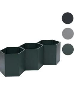 3er-Set Hochbeet P64, Grün