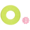 2er-Set: Hundespielzeuge in Grün/ Rosa - Ø 25 cm