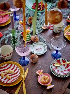 2er-Set: Jumbotassen ''Yule'' in Creme/ Rot/ Grün - 380 ml