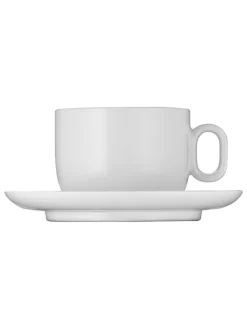 2er-Set: Kaffeetassen in Weiß - 160 ml