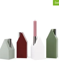 4er-Set: Kerzenständer in Bunt