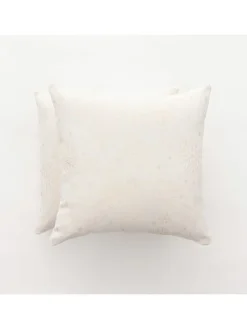 2er-Set: Kissenhüllen ''Sparkle'' in Creme