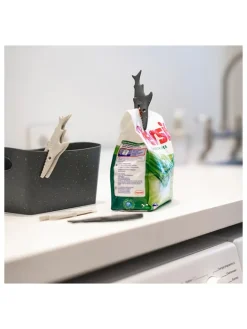 20er-Set: Klammern "Sharky" in Beige/ Anthrazit