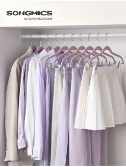 30er-Set: Kleiderbügel in Lila - (B)42,5 x (H)23,5 cm