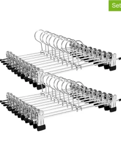 20er-Set: Kleiderbügel in Silber - (B)31 x (H)10,5 cm