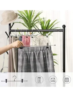 20er-Set: Kleiderbügel in Silber - (B)31 x (H)10,5 cm