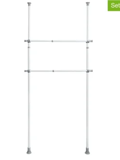 2er-Set: Kleiderstangen "Herkules" in Weiß