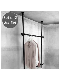 2er-Set: Kleiderstangen 