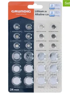 2er-Set: Knopfzellen-Batterien - AG/CR - 2x 24 Stück