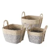 3er-Set: Körbe "Rulah" in Grau/ Beige