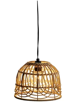 5er-Set: Lampenschirme für Lichterketten in Beige - (H)8 x Ø 20 cm