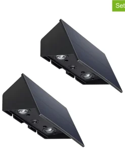 2er-Set: LED-Außenleuchten "Blinky" in Schwarz