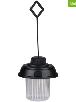 2er-Set: LED-Campingleuchten in Schwarz - (H)11,5 x Ø 10,4 cm