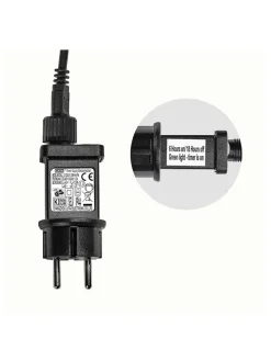 3er-Set: LED-Glaskugeln - (H)100 x Ø 12,5 cm