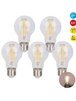 5er-Set: LED-Leuchtmittel "Daffy" in Warmweiß - EEK F (A bis G)