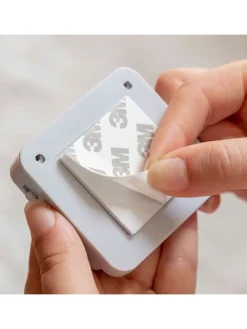 2er-Set: LED-Panel in Grau - (B)6 x (H)6 x (T)2 cm