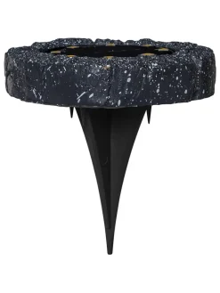 2er-Set: LED-Solar-Bodenstecker 