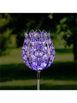 2er-Set: LED-Solar-Gartenstecker 