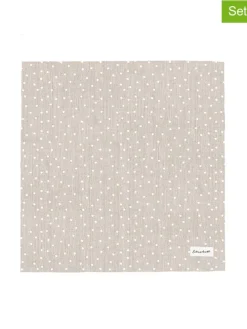 4er-Set: Leinen-Geschirrtücher in Beige - (L)45 x (B)45 cm
