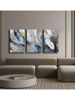 3er-Set: Leinwanddrucke - (B)45 x (H)70 cm