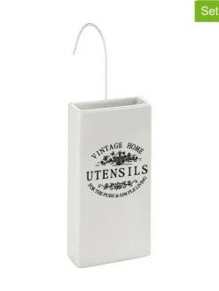 2er-Set: Luftbefeuchter in Creme - (B)9 x (H)19,5 x (T)4 cm