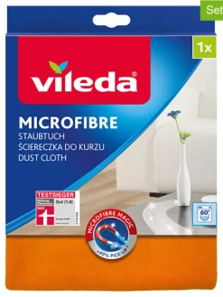 4er-Set: Mikrofaser-Staubtücher in Orange - (L)40 x (B)30 cm