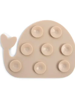 6er-Set: Mini-Badewannenmatten "Whales Rose Mix" in Rosa