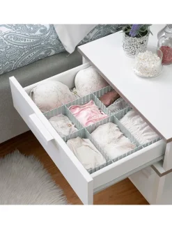 16er-Set: Organizer in Grau - (L)37 x (B)0,20 x (H)7 cm