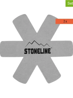 2er-Set: Pfannenschützer in Grau - Ø 38 cm