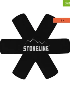 2er-Set: Pfannenschützer in Schwarz - Ø 38 cm