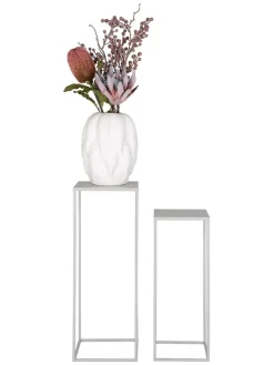 2er-Set: Pflanzenständer in Grau