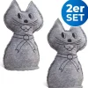 2er-Set: Raumentfeuchter in Grau - (B)12 x (H)27 cm