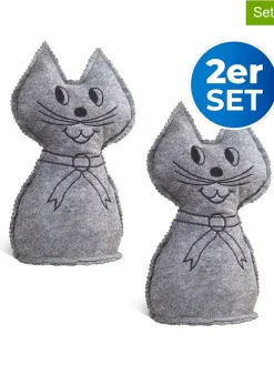 2er-Set: Raumentfeuchter in Grau - (B)12 x (H)27 cm