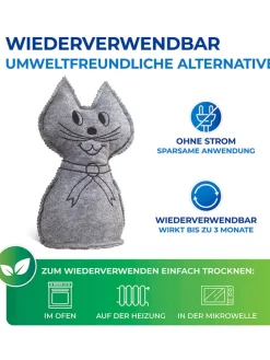 2er-Set: Raumentfeuchter in Grau - (B)12 x (H)27 cm