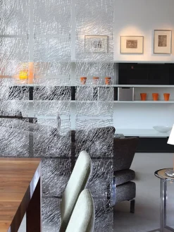 4er-Set: Raumteiler in Orange - (L)27 x (B)27 cm