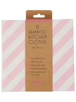 2er-Set: Reinigungstücher in Lila/ Rosa - 2x 6 Stück