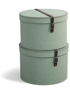 2er-Set: Rundboxen "Rut" in Grün