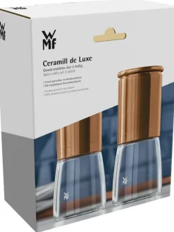 2er-Set: Salz- & Pfeffermühlen in Kupfer - (H)14 x Ø 6 cm