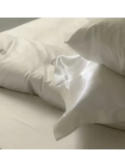 2er-Set: Satin-Kissenhüllen 