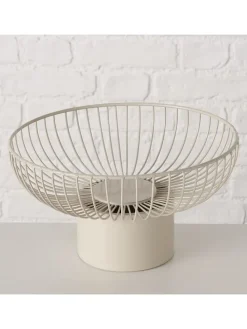 2er-Set: Schalen "Cindy" in Creme