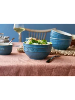 4er-Set: Schalen ''Staub'' in Blau - Ø 14 cm