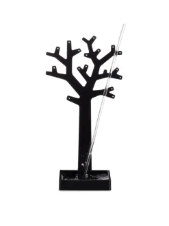 2er-Set: Schmuckständer Baum in Schwarz/Weiß