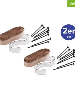 2er-Set: Schnecken-Stopp in Braun - (L)160 cm
